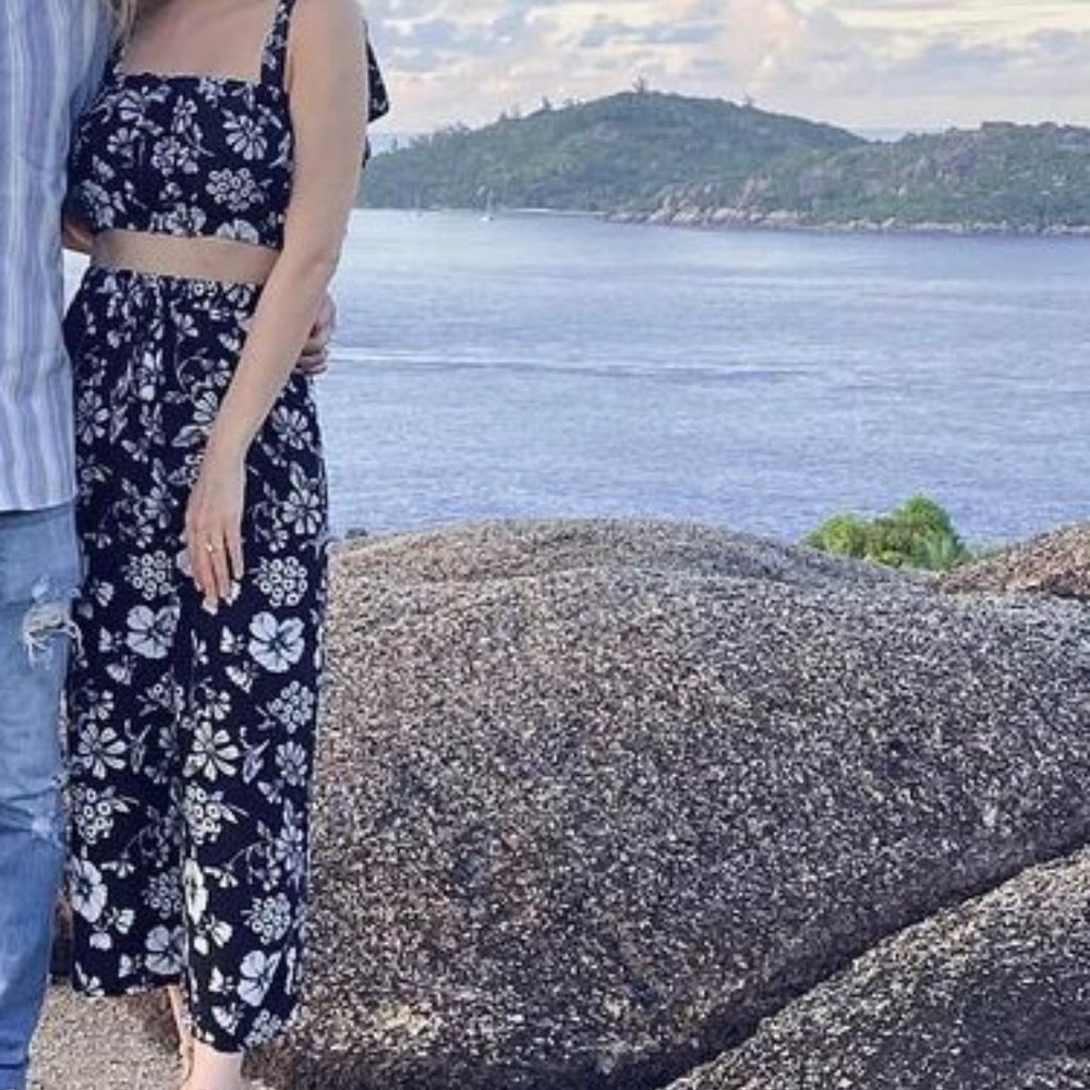 MAJORELLE Revolve Black Floral Matching Set